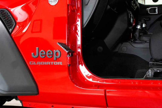 Fishbone Offroad Foot Peg Set for 2018 & Up Jeep Wrangler JL/Wrangler Unlimited JLU, 2020 & Up Jeep Gladiator JT FB21082