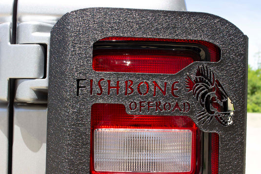 Fishbone Offroad Tail Light Guards for 2018 & Up Jeep Wrangler FB21119