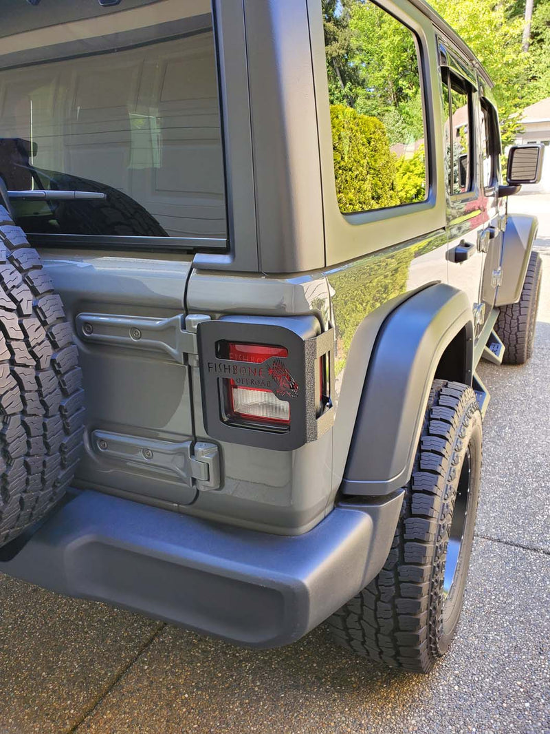 Load image into Gallery viewer, Fishbone Offroad Tail Light Guards for 2018 &amp; Up Jeep Wrangler FB21119
