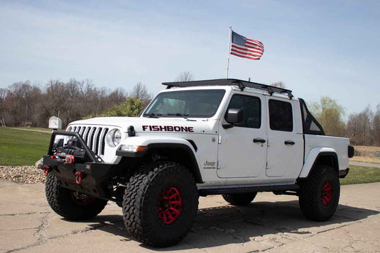 Fishbone Offroad Chase Rack Molle Window Panel for 2020 & Up Jeep Gladiator FB21262