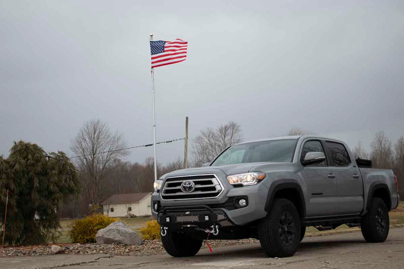 Load image into Gallery viewer, Fishbone Offroad Center Stubby Winch Bumper for 2016-2023 Toyota Tacoma FB21311
