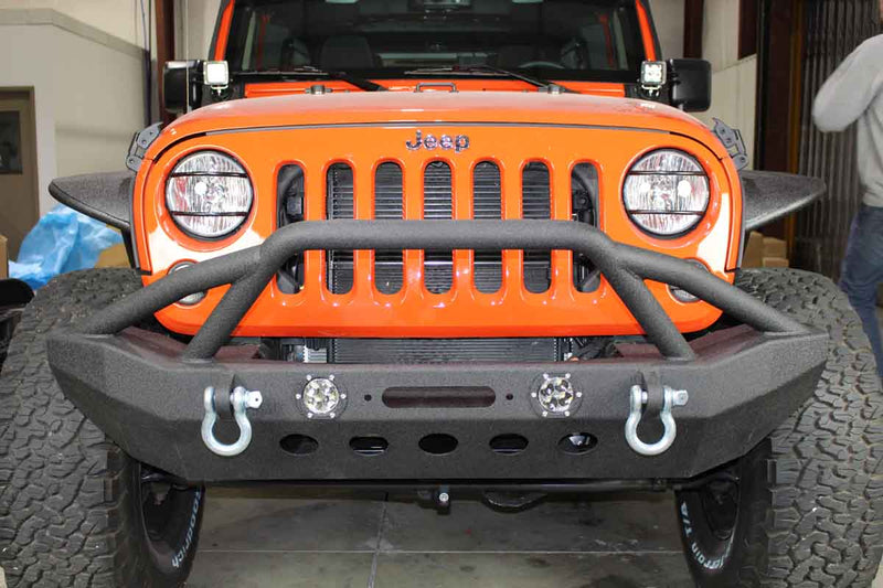 Load image into Gallery viewer, Fishbone Offroad Winch Bumper for 2007-2018 Jeep Wrangler FB22003
