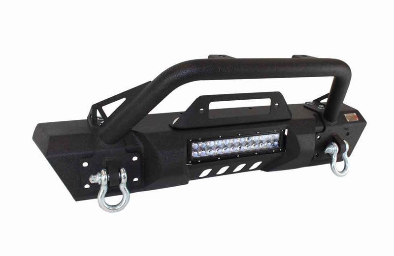 Load image into Gallery viewer, Fishbone Offroad Front Stubby Winch Bumper 2007-2018 Jeep Wrangler FB22004
