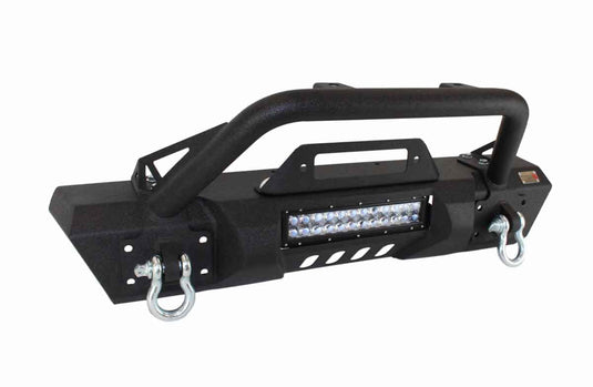 Fishbone Offroad Front Stubby Winch Bumper 2007-2018 Jeep Wrangler FB22004