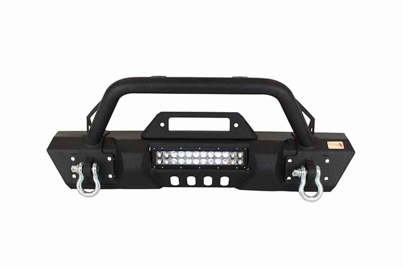 Load image into Gallery viewer, Fishbone Offroad Front Stubby Winch Bumper 2007-2018 Jeep Wrangler FB22004

