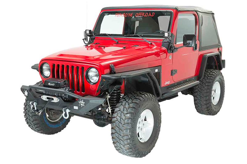 Load image into Gallery viewer, Fishbone Offroad Front Winch Bumper with LED's for 1987-2006 Jeep Wrangler FB22016
