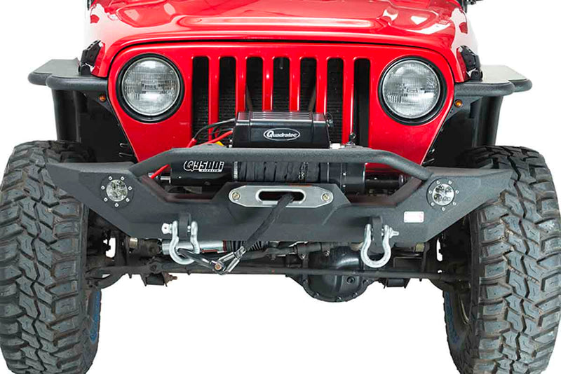 Load image into Gallery viewer, Fishbone Offroad Front Winch Bumper with LED's for 1987-2006 Jeep Wrangler FB22016
