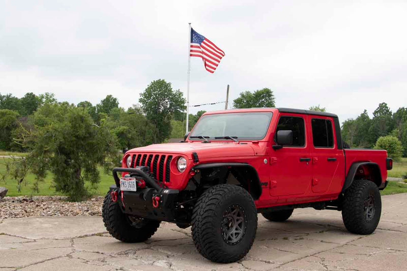 Load image into Gallery viewer, Fishbone Offroad Front Stubby Winch Bumper for 2018 &amp; Up Jeep Wrangler/Gladiator FB22178
