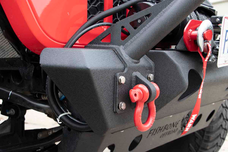 Load image into Gallery viewer, Fishbone Offroad Front Stubby Winch Bumper for 2018 &amp; Up Jeep Wrangler/Gladiator FB22178
