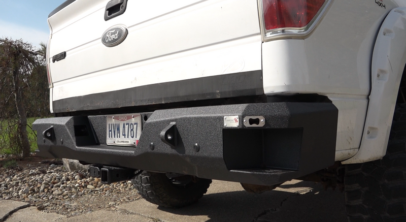 Load image into Gallery viewer, Fishbone Offroad Rear Step Bumper for 2009-2014 Ford F-150 FB22356
