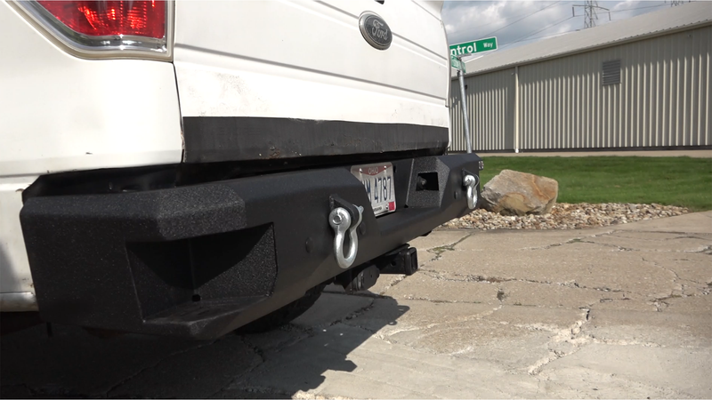 Load image into Gallery viewer, Fishbone Offroad Rear Step Bumper for 2009-2014 Ford F-150 FB22356
