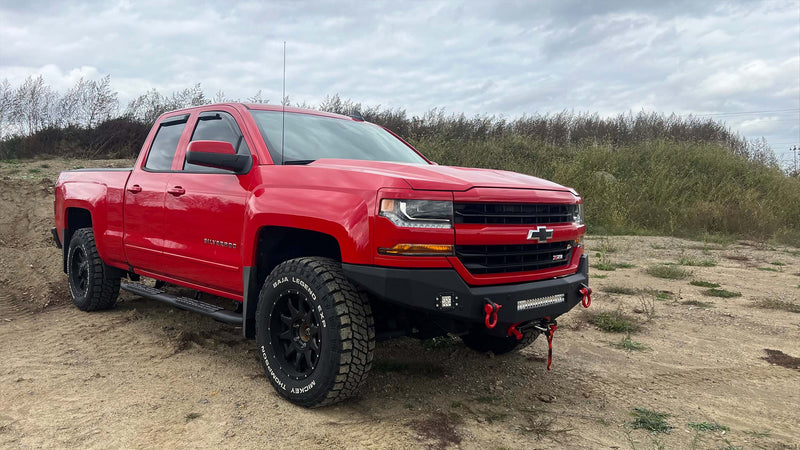 Load image into Gallery viewer, Fishbone Offroad Rockfish Front Bumper for 2016-2018 Chevy Silverado FB22388
