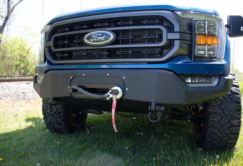 Load image into Gallery viewer, Fishbone Offroad Winch Plate (for FB22366) for 2021 &amp; Up Ford F-150 FB22393
