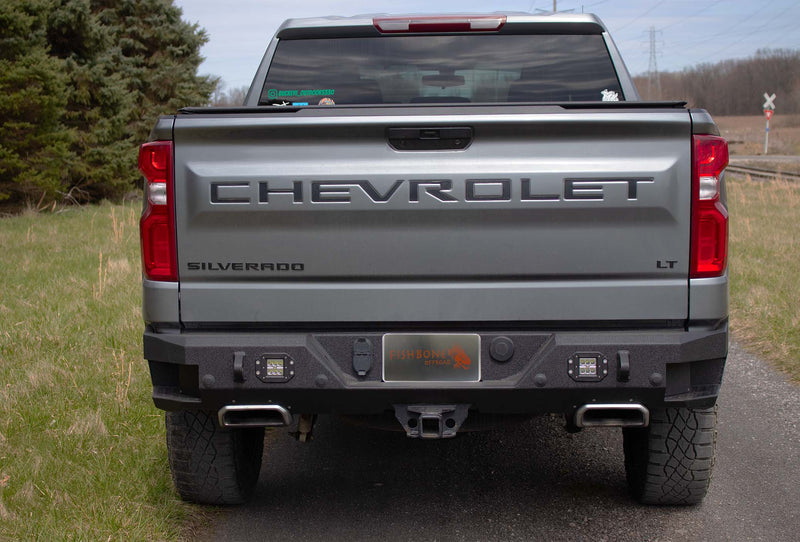 Load image into Gallery viewer, Fishbone Offroad Rockfish Rear Bumper for 2019-2025 Chevy Silverado FB22394
