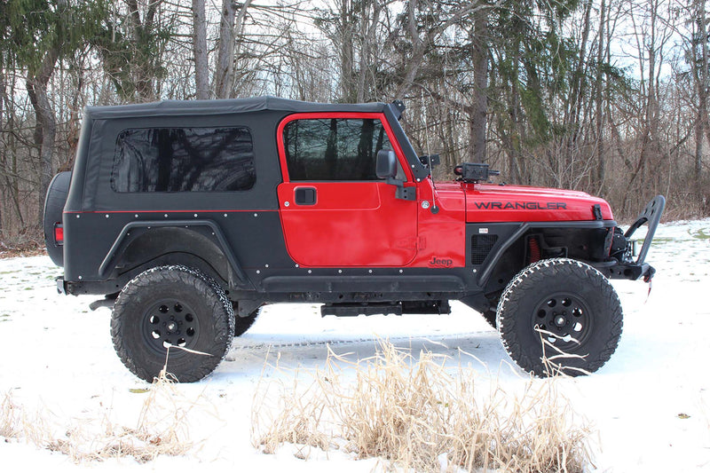 Load image into Gallery viewer, Fishbone Offroad 1997-2006 Jeep Wrangler TJ &amp; Wrangler Unlimited LJ Front and Rear Tube Fender Set FB23029
