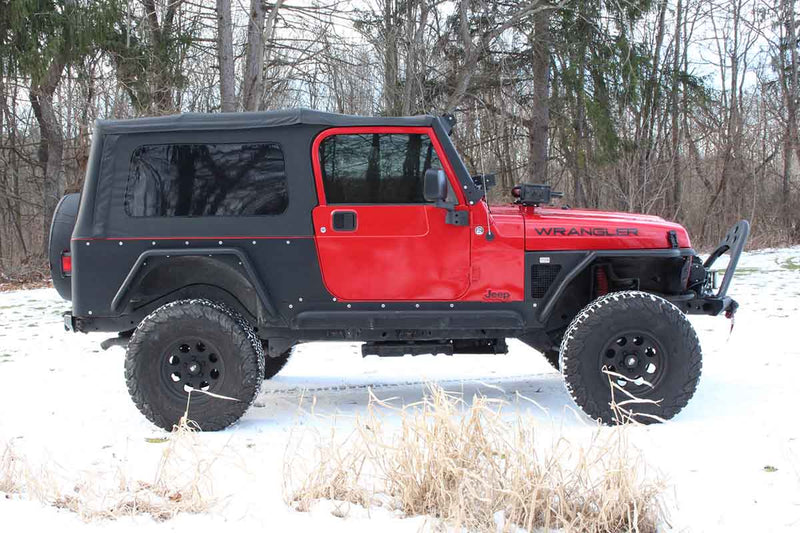 Load image into Gallery viewer, Fishbone Offroad Rear Tube Fender Set for 1997-2006 Jeep Wrangler FB23029R
