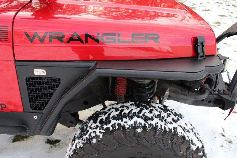 Load image into Gallery viewer, Fishbone Offroad 1997-2006 Jeep Wrangler TJ &amp; Wrangler Unlimited LJ Front and Rear Tube Fender Set FB23029
