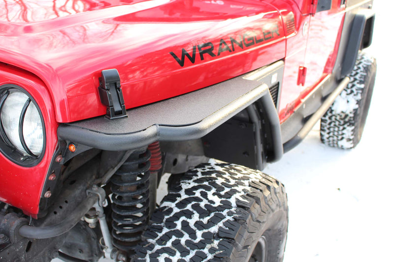 Load image into Gallery viewer, Fishbone Offroad 1997-2006 Jeep Wrangler TJ &amp; Wrangler Unlimited LJ Front and Rear Tube Fender Set FB23029
