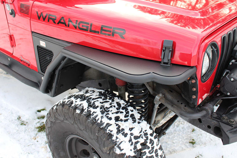 Load image into Gallery viewer, Fishbone Offroad 1997-2006 Jeep Wrangler TJ &amp; Wrangler Unlimited LJ Front and Rear Tube Fender Set FB23029
