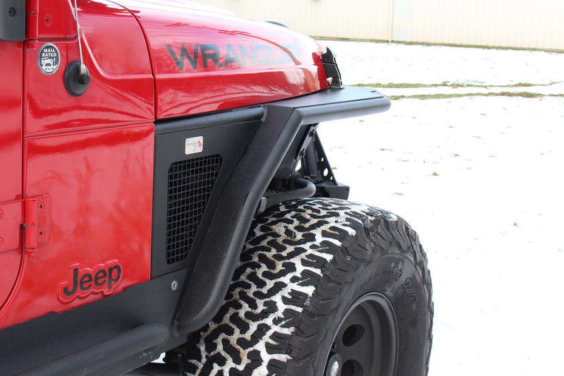 Load image into Gallery viewer, Fishbone Offroad 1997-2006 Jeep Wrangler TJ &amp; Wrangler Unlimited LJ Front and Rear Tube Fender Set FB23029
