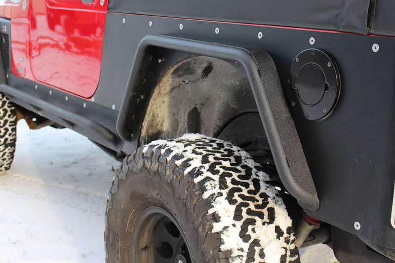 Load image into Gallery viewer, Fishbone Offroad 1997-2006 Jeep Wrangler TJ &amp; Wrangler Unlimited LJ Front and Rear Tube Fender Set FB23029
