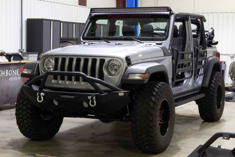 Load image into Gallery viewer, Fishbone Offroad Step Sliders 2018-2027 Jeep Wrangler JLU FB23083
