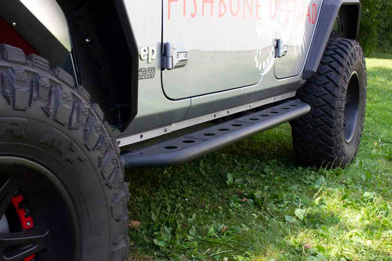 Load image into Gallery viewer, Fishbone Offroad Step Sliders 2018-2027 Jeep Wrangler JLU FB23083
