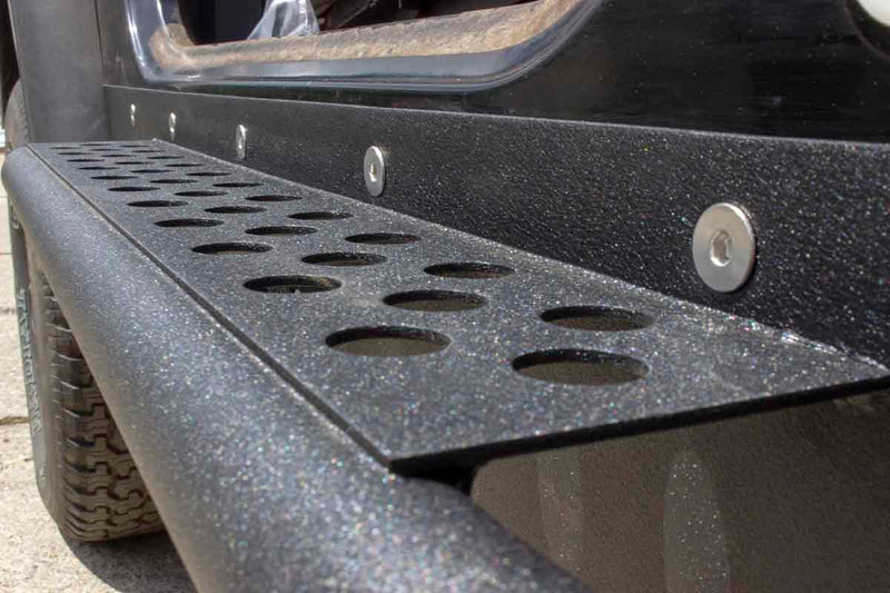 Load image into Gallery viewer, Fishbone Offroad Rock Slider with Tube Step for 1987-1995 Jeep Wrangler FB23115
