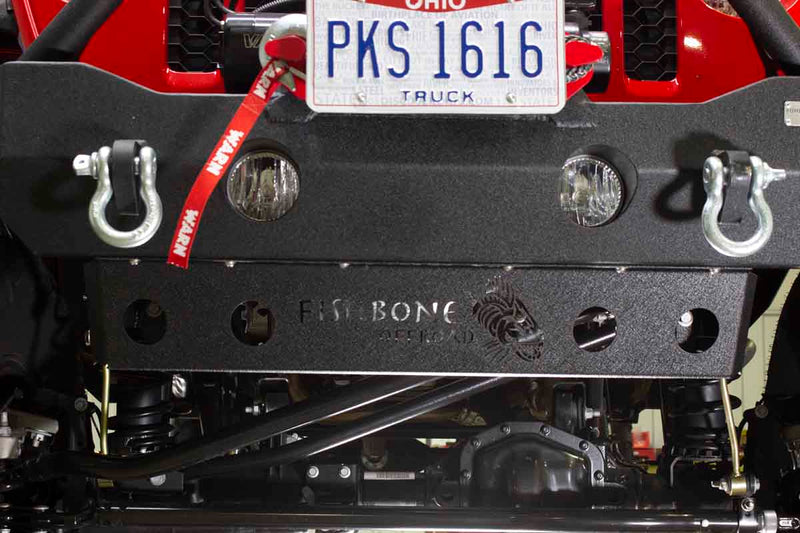 Load image into Gallery viewer, Fishbone Offroad Mako Front Bumper Skid Plate for 2018 &amp; Up Jeep Wrangler/Gladiator FB23176
