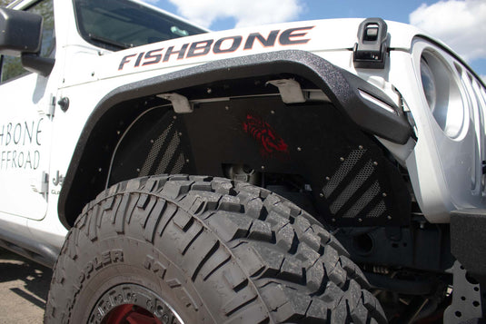 Fishbone Offroad Front Steel Elite Fenders for 2018-Current Jeep Wrangler & 2020-Current Jeep Gladiator FB23454F