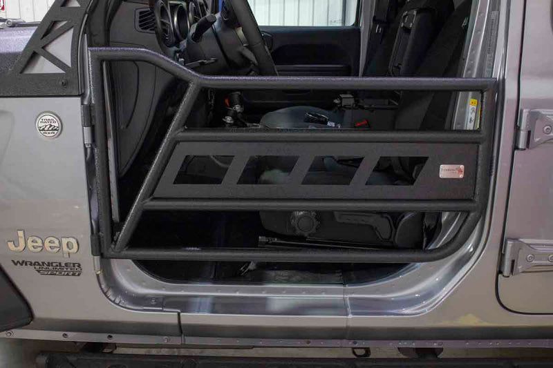 Load image into Gallery viewer, Fishbone Offroad Front Tube Doors for 2018-2025 Jeep Wrangler JL FB24087
