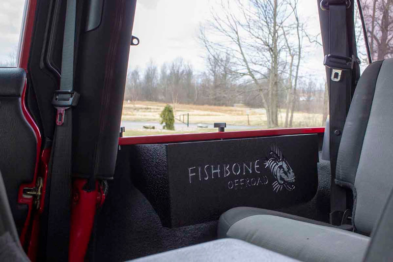 Load image into Gallery viewer, Fishbone Offroad Wheel Well Storage Bins for 1997-2006 Jeep Wrangler FB25103
