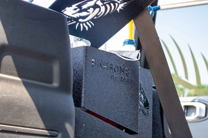 Load image into Gallery viewer, Fishbone Offroad 2018-2023 Jeep Wrangler Unlimited JLU Driver Side Wheel Well Storage Bins FB25215
