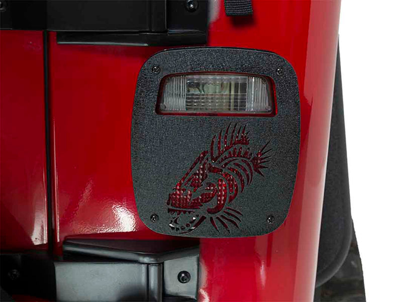Load image into Gallery viewer, Fishbone Offroad Tail Light Covers for 1976-2006 Jeep CJ &amp; Wrangler FB31044
