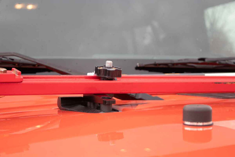 Load image into Gallery viewer, Fishbone Offroad Hi-Lift Jack Hood Mount for 2007 &amp; Up Jeep Wrangler/Gladiator FB31317
