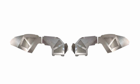 Fishbone Offroad 2018-Current Jeep Wrangler JL Raw Aluminum Inner Fenders - Legacy Model - Set FB33108