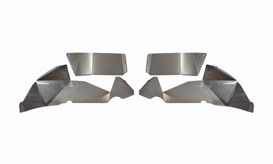 Fishbone Offroad 2018-Current Jeep Wrangler JL Raw Aluminum Inner Fenders - Legacy Model - Set FB33108