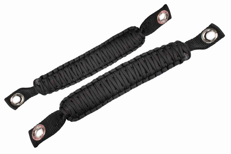 Load image into Gallery viewer, Fishbone Offroad Black Paracord Grab Handles for 2007-2018 Jeep Wrangler FB55283
