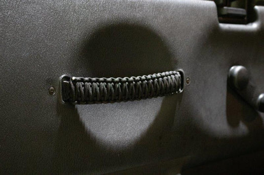 Fishbone Offroad Black Paracord Door Handles for 1997-2006 Jeep Wrangler FB55285