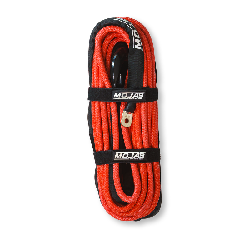 Load image into Gallery viewer, 1/2'' x 78' Double Braided Winch Rope with removeable forged winch hook
