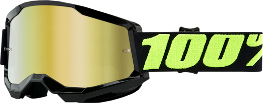 100% Strata 2 Goggles - Upsol - Gold Mirror 50028-00012