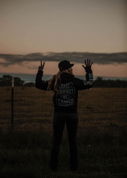 She Cannot Be Tamed Hoodie | Black