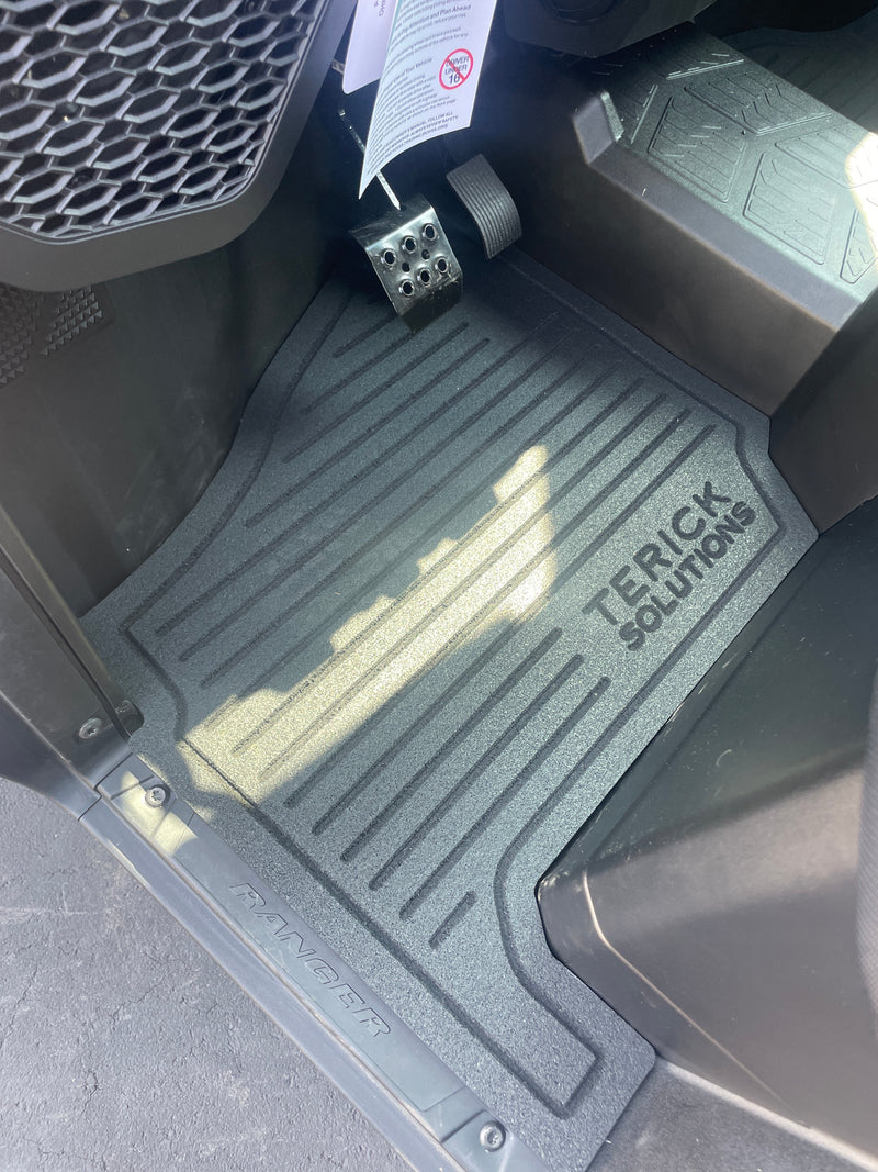 Load image into Gallery viewer, Polaris Ranger Base/EPS/Premium 1000 Rubber Floor Mats (NON XP MODELS)
