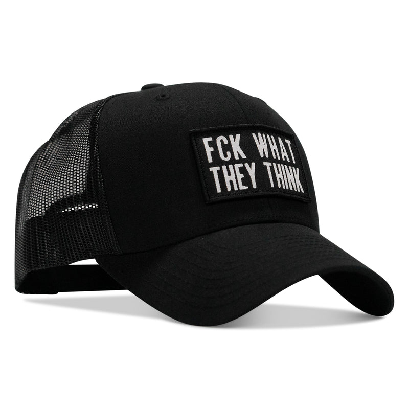 Load image into Gallery viewer, FCK What They Think Patch Snapback Hat

