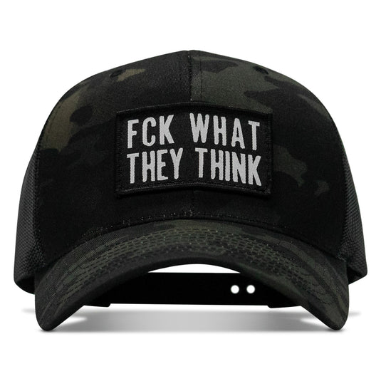 FCK What They Think Patch Snapback Hat