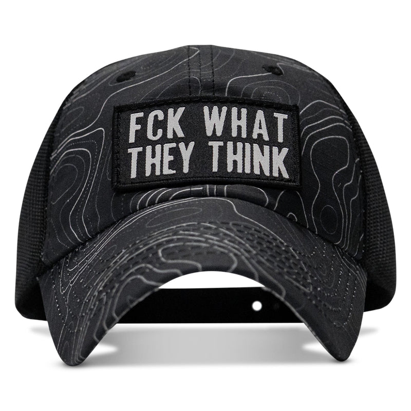 Load image into Gallery viewer, Fck What They Think Patch Tactical Ripstop Mesh Snapback Hat
