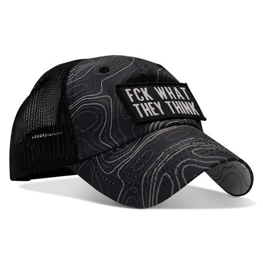 Fck What They Think Patch Tactical Ripstop Mesh Snapback Hat