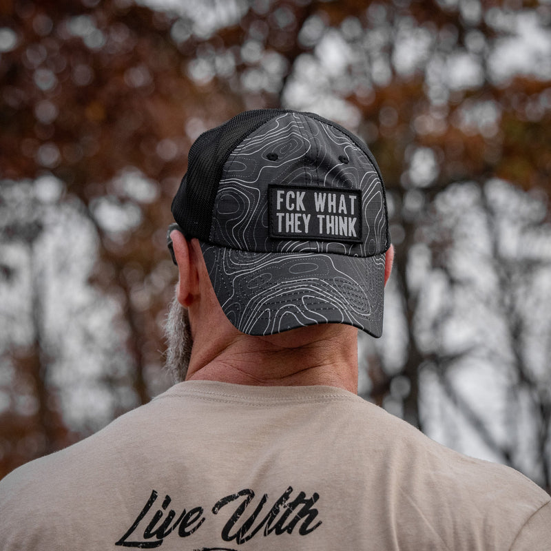 Load image into Gallery viewer, Fck What They Think Patch Tactical Ripstop Mesh Snapback Hat
