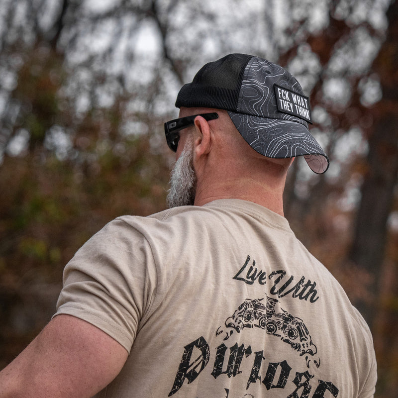 Load image into Gallery viewer, Fck What They Think Patch Tactical Ripstop Mesh Snapback Hat
