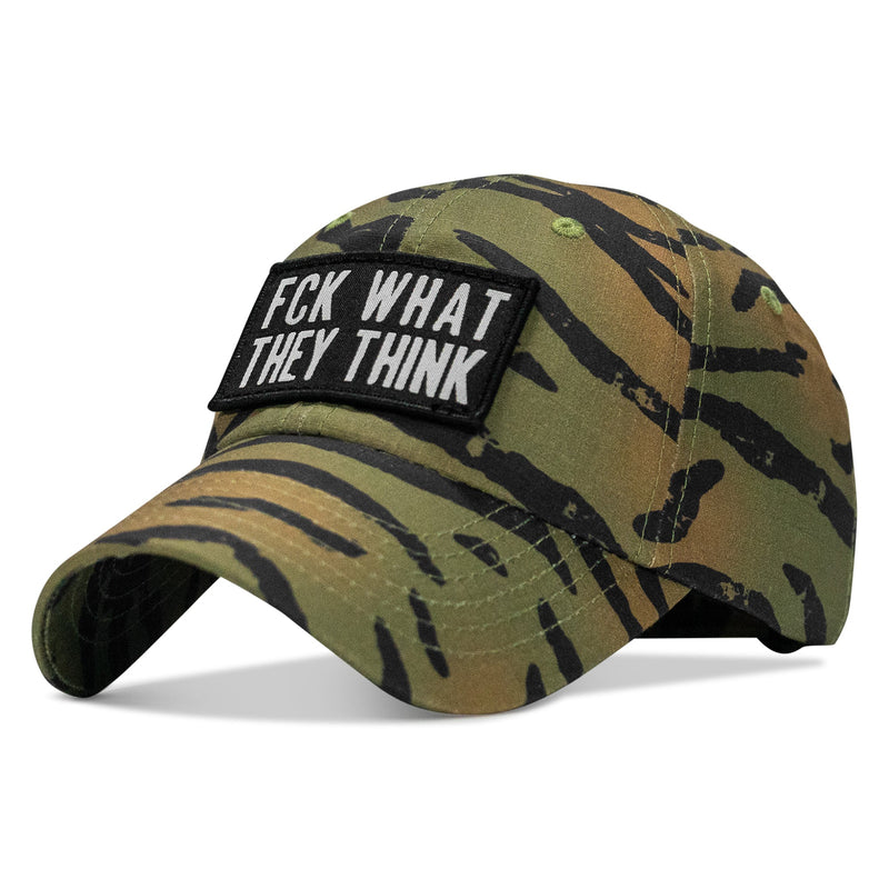 Load image into Gallery viewer, Fck What They Think Patch Tactical Ripstop Mesh Snapback Hat
